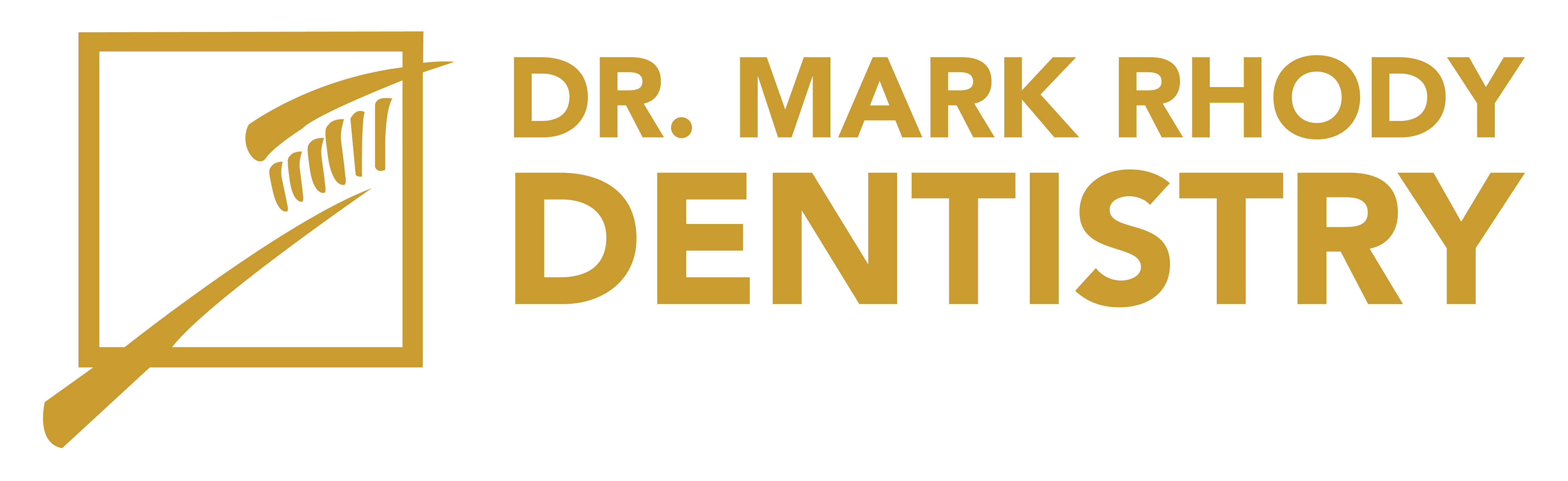 Dr Mark Rhody Logo White Tagline Text-01